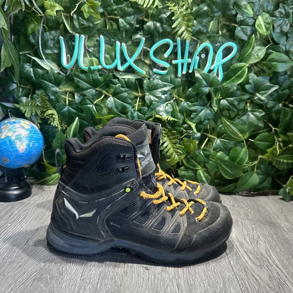 SALEWA SALE Mountain MTN Trainer Lite Mid GTX US Mens 8 Hiking Boots Suede